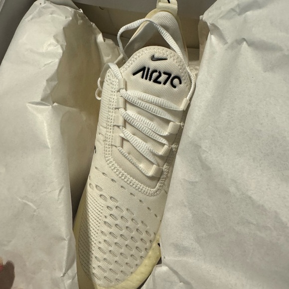 Nike Air Max 270 Beige and Black Sneakers - Picture 2 of 5